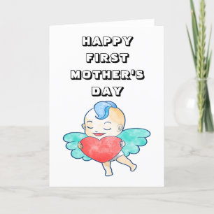 Happy First Mothers Day Holiday Card
