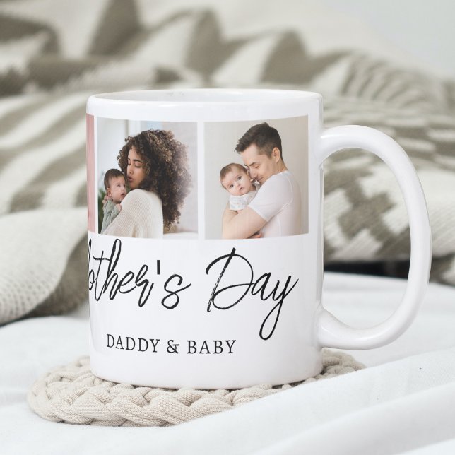 Happy First Mother's Day New Mum 5 Photo Collage   Coffee Mug (Creator Uploaded)