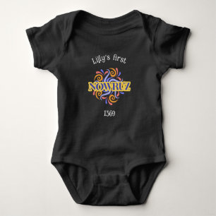 Happy First Nowruz Custom T-Shirt Baby Bodysuit