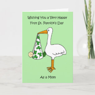 Happy First St. Patrick's Day as a Mum Card