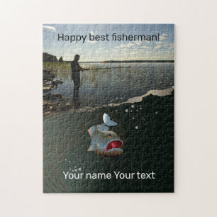 Happy fishing  jigsaw puzzle