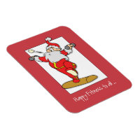 Happy Fitness Exercise Christmas with Santa