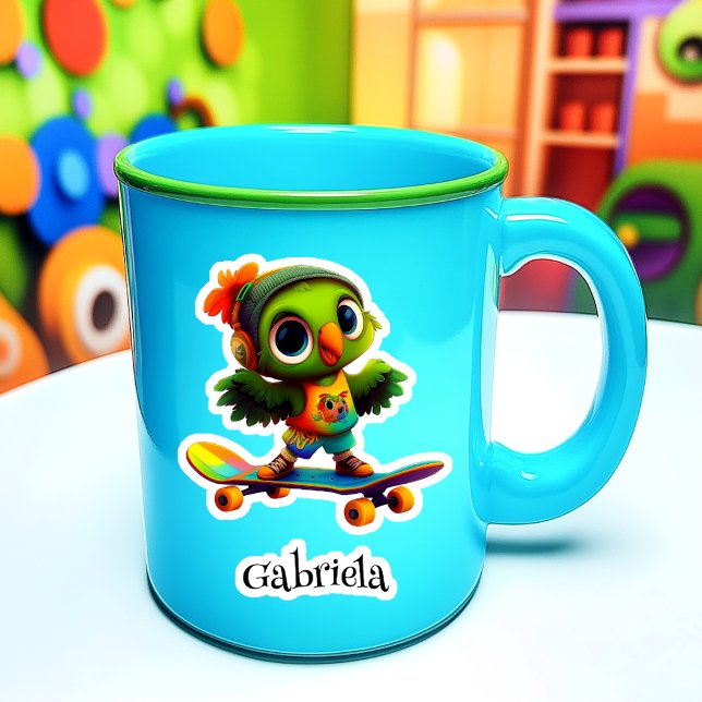 Happy Flappy Personalised Vinyl Sticker (Creator Uploaded)