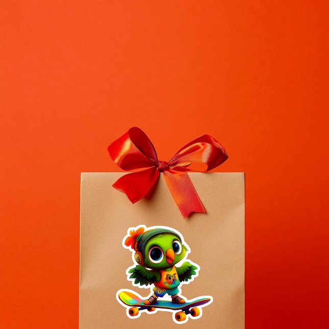 Happy Flappy Vinyl Sticker (Creator Uploaded)