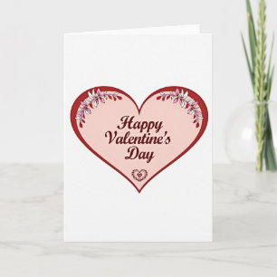 Happy Floral Valentines Card