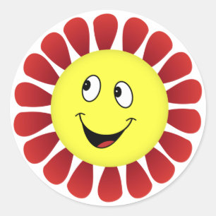 Happy Flower Sticker