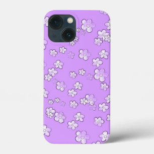 Happy Flowers 4 - Violet - Cute Girly Case -