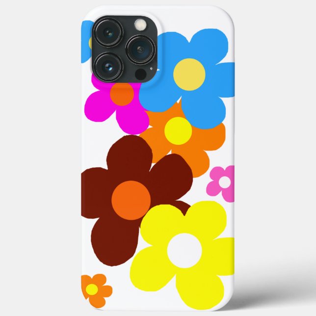 Happy Flowers  Case-Mate iPhone Case (Back)