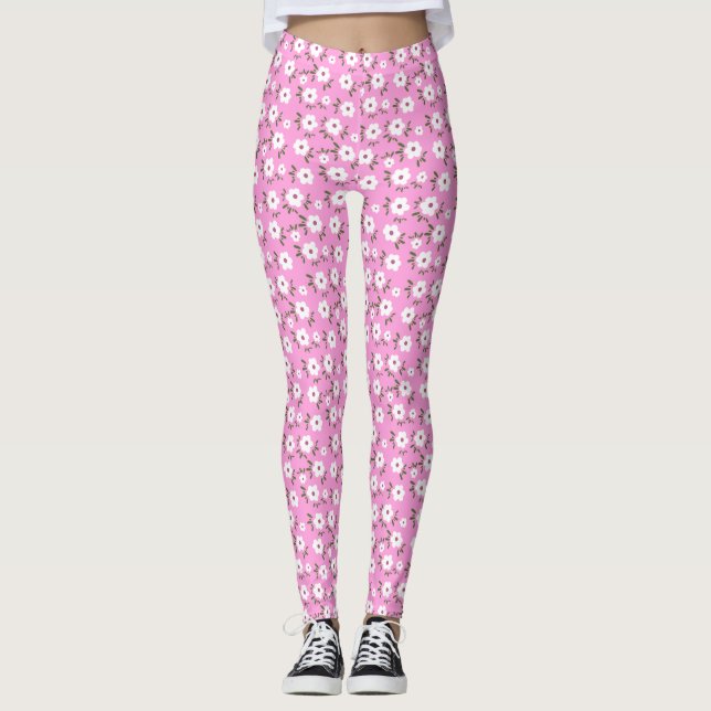 Happy Flowers Leggings (Front)