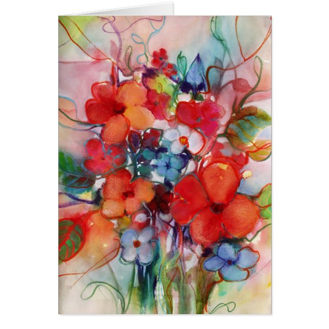 Happy Flowers • Michelle Abrams - card (Front)