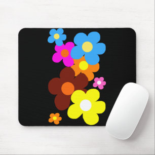 Happy Flowers  Mouse Pad