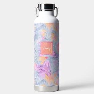 Happy Flowers Pastels No Plastic Water Bottle