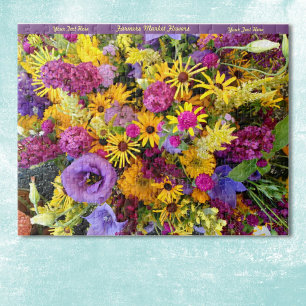 Happy Flowers Puzzle Personalise