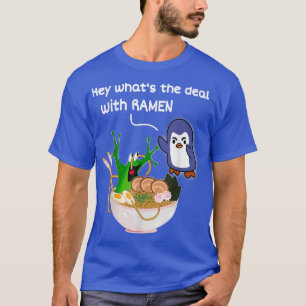 Happy Flying Frog Ramen Kawai Anime for Women Men T-Shirt