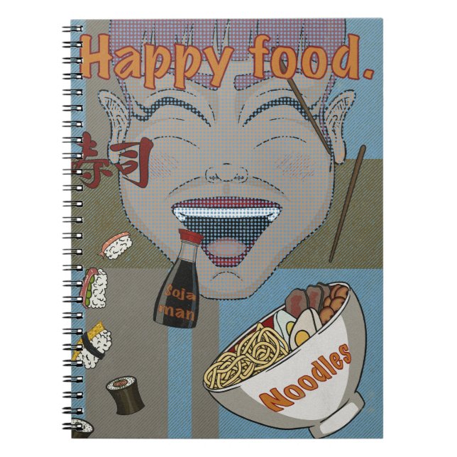 Happy food notebook (Front)