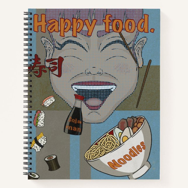 Happy food notebook (Front)