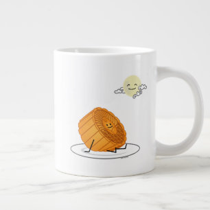 Happy Foods Design - Cute Adorable Food Mid Autumn Large Coffee Mug