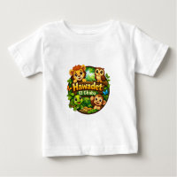 Happy Forest Animals Colorful Kids T-Shirt