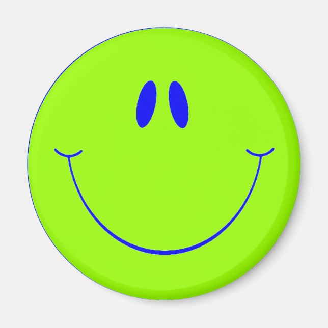 HAPPY FOREVER2 SMILEY FACE CARTOON EXPRESSIONS MAGNET (Front)
