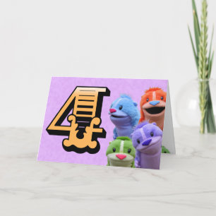 Happy Fourth Birthday Card