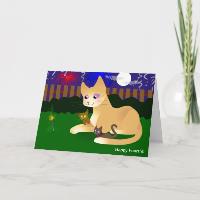 HAPPY FOURTH CARD (Front)