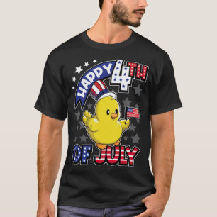 Happy Fourth Of July Duck USA labrador owner labra T-Shirt