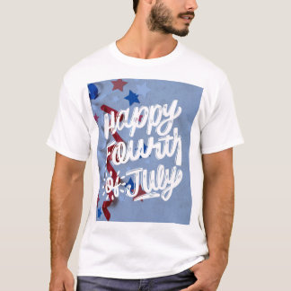 Happy Fourth of July T-Shirt Design