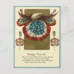 Happy Fourth Postcard