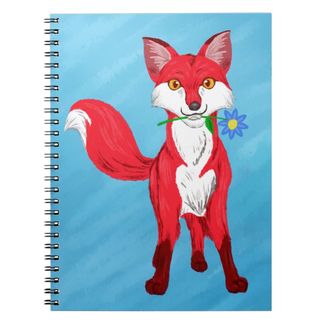 Happy Fox Notebook (Front)