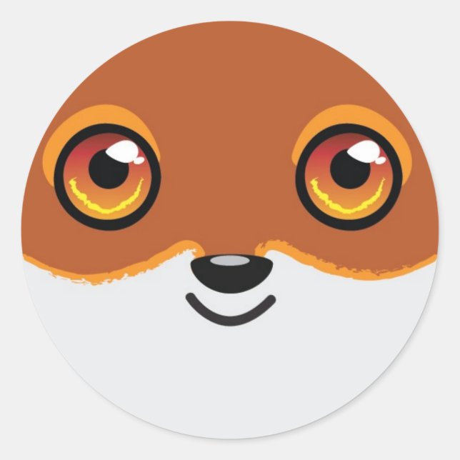 Happy Fox sticker (Front)