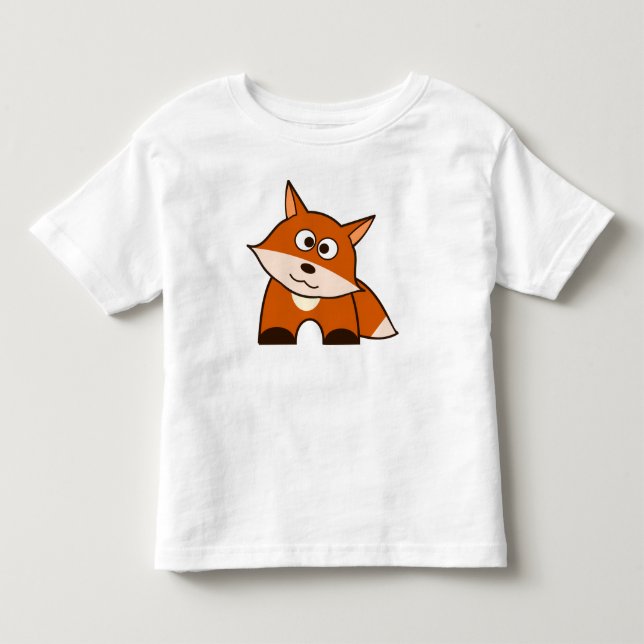 Happy Fox Toddler T-shirt 2T (Front)