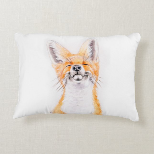 Happy Foxy Decorative Cushion (Back)
