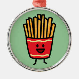Happy French Fries Metal Tree Decoration