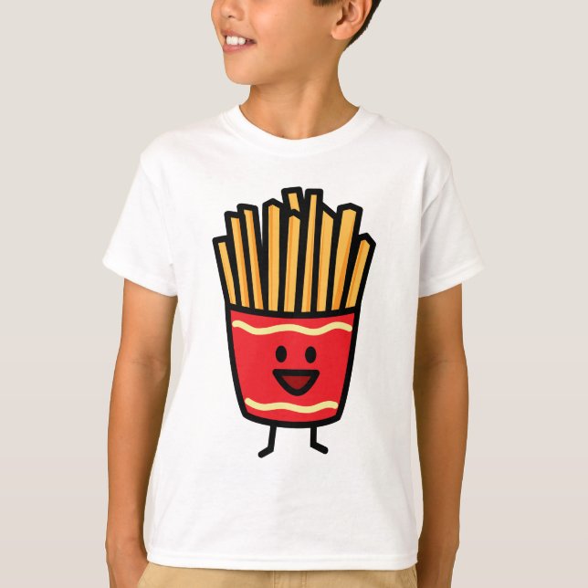 Happy French Fries T-Shirt (Front)