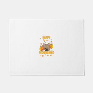 Happy Frenchgiving Thanksgiving French Bulldog Lov Doormat