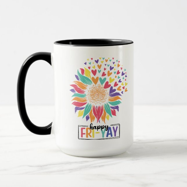 Happy Fri-Yay Mug (Left)