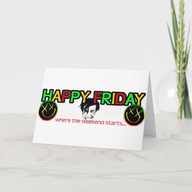HAPPY FRIDAY LOGO CARD (Front)