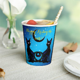 Happy Friday the 13th  Paper Cups