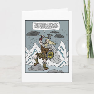 Happy Friday Viking Greeting Card