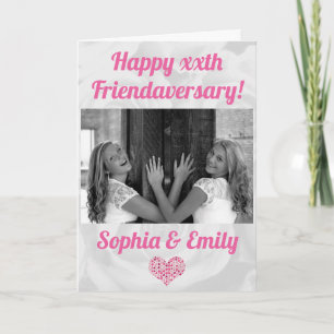 Happy Friendaversary True Friends Photo Card