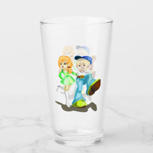 Happy Friends Glass