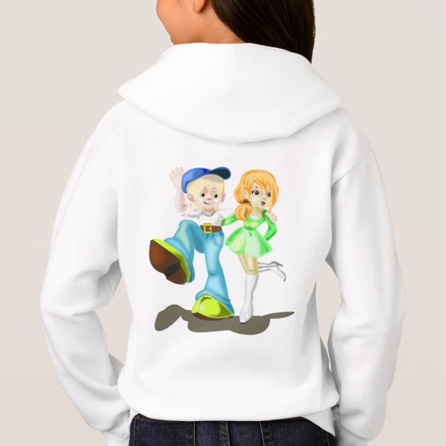 Happy Friends Hoodie - customisable (Back)