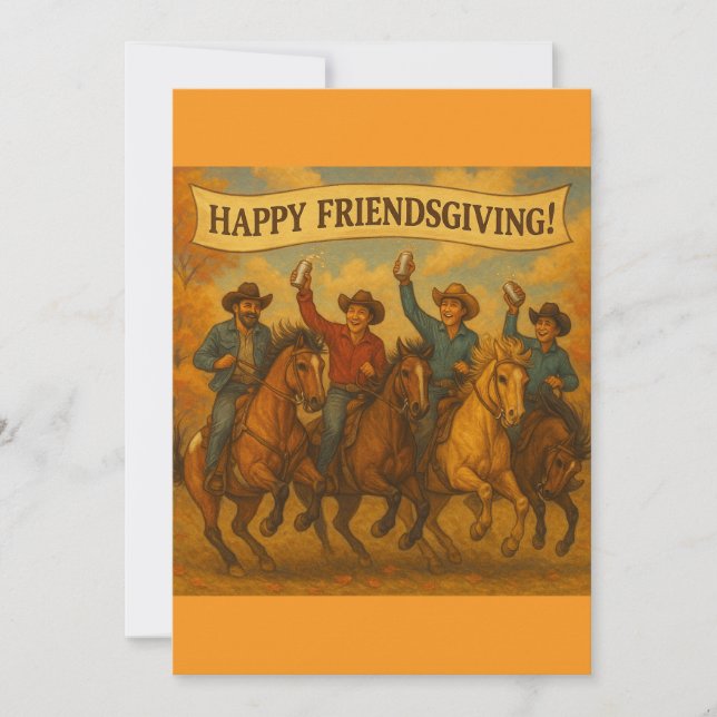 Happy FriendsGiving! Invitation (Front)