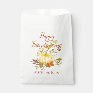 Happy Friendsgiving Thanksgiving Paper Favour Bag