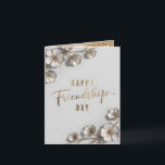 Happy friendship day card<br><div class="desc">Happy friendship day card in elegant and modern style</div>