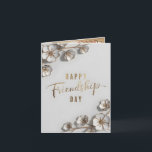 Happy friendship day card<br><div class="desc">Happy friendship day card in elegant and modern style</div>