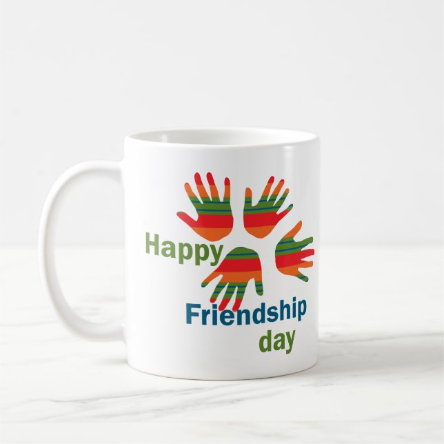 Happy friendship day coffee mug (Left)