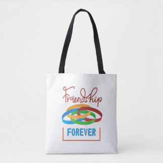 happy friendship day tote bag