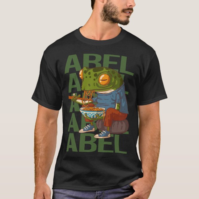 Happy Frog - Abel Name T-Shirt (Front)