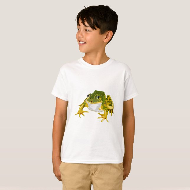Happy Frog Funny T-Shirt (Front Full)
